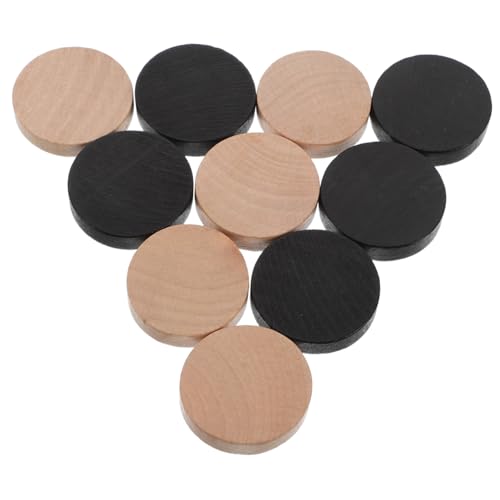 SUPVOX 10 Stück Teiliges Holz Chess Sling Puck Spiel Zubehör Große Robuste Spielfiguren in Schwarz und Naturholz Schnelles Interaktives Brettspiel für Familien und Praktische SUPVOX 10 Stück Teiliges Holz Chess Sling Puck Spiel Zubehör Große Robuste Spielfiguren in Schwarz und Naturholz Schnelles Interaktives Brettspiel für Familien und Praktische von Supvox