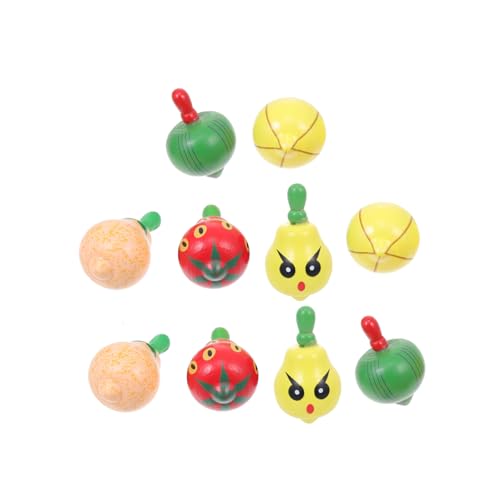 SUPVOX 10 Stück Teiliges Holzspielzeug Gyros Obstform Bunte Drehspielzeuge für Pädagogisch Handliche Druckentlastungsspielzeuge Ab Jahren Geeignet SUPVOX 10 Stück Teiliges Holzspielzeug Gyros Obstform Bunte Drehspielzeuge für Pädagogisch Handliche Druckentlastungsspielzeuge Ab Jahren Geeignet von Supvox