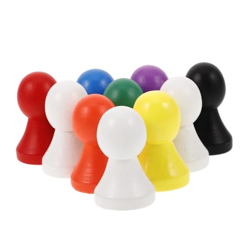 SUPVOX 10 Stück Teiliges Kleine Holzschachfiguren Spielfiguren aus Holz Leicht rutschfest Kompakt für Brettspiele Denkspiele und Reisen in Blau Schwarz Weiß Rot Violett Gelb Grün Orange SUPVOX 10 Stück Teiliges Kleine Holzschachfiguren Spielfiguren aus Holz Leicht rutschfest Kompakt für Brettspiele Denkspiele und Reisen in Blau Schwarz Weiß Rot Violett Gelb Grün Orange von Supvox