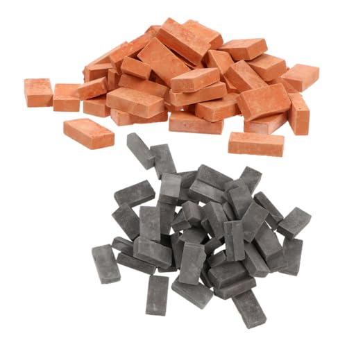 SUPVOX 100 Stück Maßstab Rot und Blau Modellbau Ziegel für Sandtisch Landschaftsbau Puppenhaus Krippenbau DIY Dekoration SUPVOX 100 Stück Maßstab Rot und Blau Modellbau Ziegel für Sandtisch Landschaftsbau Puppenhaus Krippenbau DIY Dekoration von Supvox