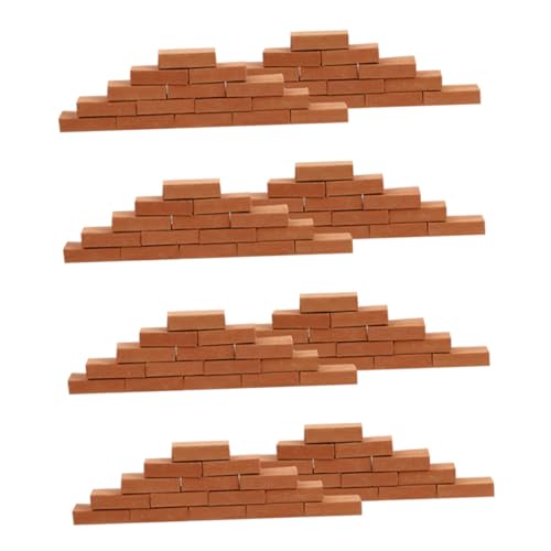 SUPVOX 100 Stück Miniatur Ziegelsteine Glatte Kanten Vielseitig Verwendbar für Sandtisch Landschaftsmodell DIY Hausbau und Gartenornamente Realistische Miniatur Dekoration SUPVOX 100 Stück Miniatur Ziegelsteine Glatte Kanten Vielseitig Verwendbar für Sandtisch Landschaftsmodell DIY Hausbau und Gartenornamente Realistische Miniatur Dekoration von Supvox