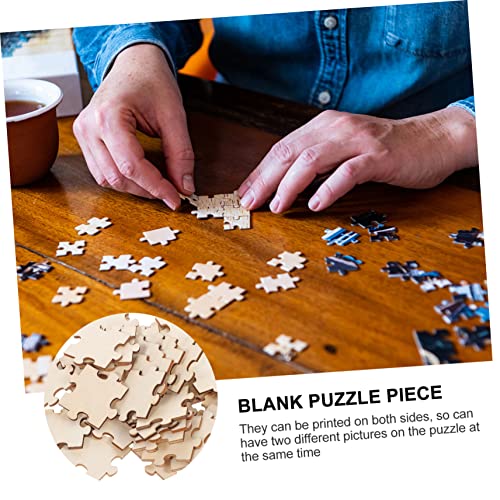SUPVOX 100 Stück Teiliges Holzpuzzle Bemalen Leere Puzzleteile aus Naturholz für DIY bastelprojekte Kreative Holzpuzzle Blanko zum Bemalen für Kinderhandwerk und Malspaß SUPVOX 100 Stück Teiliges Holzpuzzle Bemalen Leere Puzzleteile aus Naturholz für DIY bastelprojekte Kreative Holzpuzzle Blanko zum Bemalen für Kinderhandwerk und Malspaß von Supvox