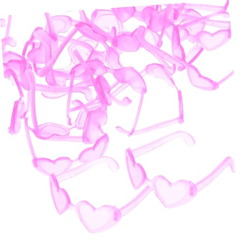 Supvox 100 Stück Teiliges Mini Herz Brillen Puppenaccessoires Kleine Sonnenbrillen für Mädchen Leichtes Sicheres für Kreatives Rollenspiel Supvox 100 Stück Teiliges Mini Herz Brillen Puppenaccessoires Kleine Sonnenbrillen für Mädchen Leichtes Sicheres für Kreatives Rollenspiel von Supvox