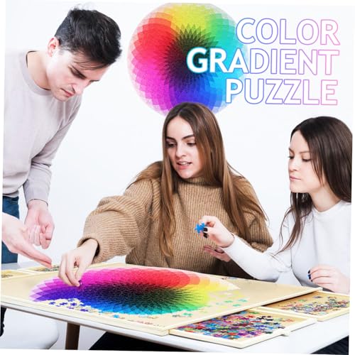 SUPVOX 1000 Stück Farbenfrohes Jigsaw Puzzle für Erwachsene Einzigartiges Farbverlauf Design Stabiles Papier mit Abgerundeten Kanten Kreatives Geschenk Entspannendes SUPVOX 1000 Stück Farbenfrohes Jigsaw Puzzle für Erwachsene Einzigartiges Farbverlauf Design Stabiles Papier mit Abgerundeten Kanten Kreatives Geschenk Entspannendes von Supvox