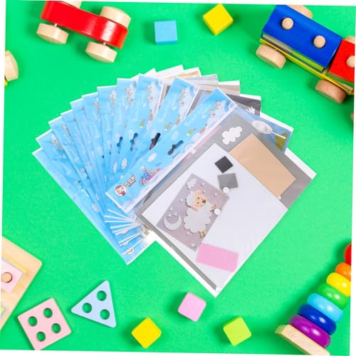 SUPVOX 12 Blatt Teiliges Tierpuzzle Sticker für Eva Sicher und Langlebig Farbenfrohe DIY Bastelmaterialien für Frühkindliche Bildung und Spielerisches Lernen für Jungen und Mädchen SUPVOX 12 Blatt Teiliges Tierpuzzle Sticker für Eva Sicher und Langlebig Farbenfrohe DIY Bastelmaterialien für Frühkindliche Bildung und Spielerisches Lernen für Jungen und Mädchen von Supvox