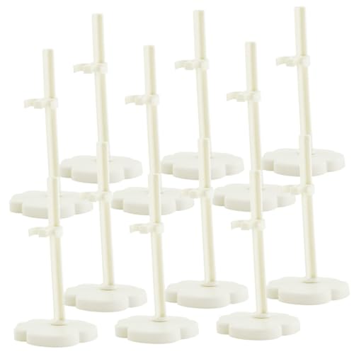 SUPVOX 12 Stück Teiliges Puppenständer Weiß Mini Figurenhalter mit Stabilem Sockel und Sicherem Griff für Mädchen Puppen und Sammelfiguren Präsentation Regal oder Tisch SUPVOX 12 Stück Teiliges Puppenständer Weiß Mini Figurenhalter mit Stabilem Sockel und Sicherem Griff für Mädchen Puppen und Sammelfiguren Präsentation Regal oder Tisch von Supvox