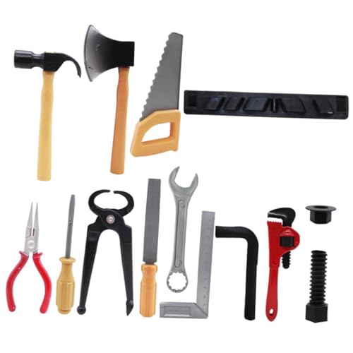 SUPVOX 14 Stück Teiliges Reparaturwerkzeug Set Realistische Simulation mit Säge Pädagogisches Lernspielzeug für Jungen und Mädchen Fördert Kreativität Hand Auge Koordination Robustes SUPVOX 14 Stück Teiliges Reparaturwerkzeug Set Realistische Simulation mit Säge Pädagogisches Lernspielzeug für Jungen und Mädchen Fördert Kreativität Hand Auge Koordination Robustes von Supvox