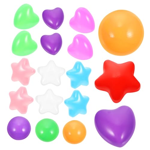 SUPVOX 150 Stück Teiliges Ocean Ball mit Stern und Herzform Dicke Kinderbälle für Indoor Spielplatz Pool und Partyspielzeug Buntes Poolspiel für Kleinkinder SUPVOX 150 Stück Teiliges Ocean Ball mit Stern und Herzform Dicke Kinderbälle für Indoor Spielplatz Pool und Partyspielzeug Buntes Poolspiel für Kleinkinder von Supvox
