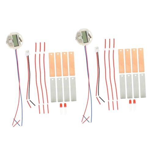 SUPVOX 2 Sätze Fruchtbatterie Experimentierset DIY Wissenschaftlicher Obst Batterie Bausatz für Schüler Pädagogisches Elektrizitätsprojekt mit Kupfer Metallelektroden Lernspielzeug SUPVOX 2 Sätze Fruchtbatterie Experimentierset DIY Wissenschaftlicher Obst Batterie Bausatz für Schüler Pädagogisches Elektrizitätsprojekt mit Kupfer Metallelektroden Lernspielzeug von Supvox