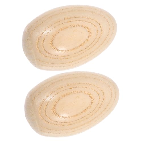 SUPVOX 2 Stück Holz Ei Maracas Shaker Musikinstrument für Ab Monate Klangvolle Percussion Rassel mit Natürlichem Holzfinish Pädagogisch und Einfach zu Greifen SUPVOX 2 Stück Holz Ei Maracas Shaker Musikinstrument für Ab Monate Klangvolle Percussion Rassel mit Natürlichem Holzfinish Pädagogisch und Einfach zu Greifen von Supvox