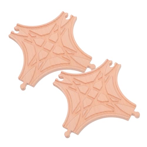 SUPVOX 2 Stück Holz-Eisenbahn Gleisverbinder Mehrwege-Switch Schienen Erweiterung Zubehör Kompatibel für Holzspielzeug Eisenbahnsets Kreatives Bauen und Familienspaß SUPVOX 2 Stück Holz-Eisenbahn Gleisverbinder Mehrwege-Switch Schienen Erweiterung Zubehör Kompatibel für Holzspielzeug Eisenbahnsets Kreatives Bauen und Familienspaß von Supvox