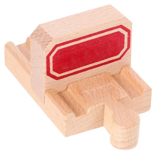 SUPVOX 2 Stück Holzeisenbahn Stoppschiene aus Stabilem Holz Kompatibel mit Kinderspielzeug zugschienen Fördert Feinmotorik und Kreatives Bauen Glatte Oberfläche Langlebiges Zubehör SUPVOX 2 Stück Holzeisenbahn Stoppschiene aus Stabilem Holz Kompatibel mit Kinderspielzeug zugschienen Fördert Feinmotorik und Kreatives Bauen Glatte Oberfläche Langlebiges Zubehör von Supvox