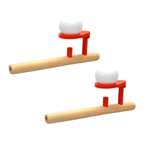 SUPVOX 2 Stück Holzspielzeug Blasrohr und Schwebende Bälle Balance zur Motorik Hand auge koordination für Ab Jahren und Erwachsene SUPVOX 2 Stück Holzspielzeug Blasrohr und Schwebende Bälle Balance zur Motorik Hand auge koordination für Ab Jahren und Erwachsene von Supvox