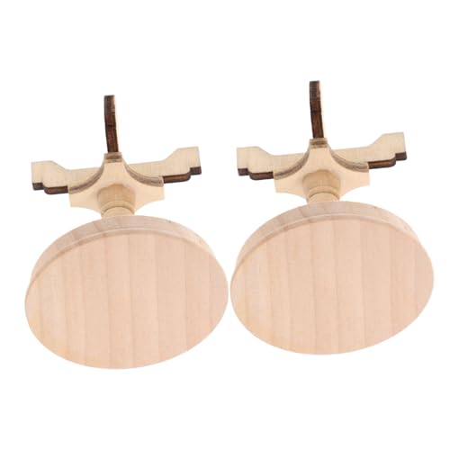 SUPVOX 2 Stück Maßstab Rundes Holz Möbelstück für Puppenhaus Dekoration Leicht und Tragbar für Kreative Spiel Sammelzwecke SUPVOX 2 Stück Maßstab Rundes Holz Möbelstück für Puppenhaus Dekoration Leicht und Tragbar für Kreative Spiel Sammelzwecke von Supvox