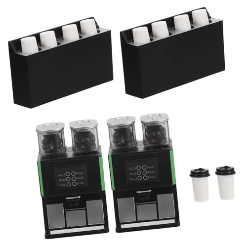SUPVOX 2 Stück Miniatur Kaffeemaschine Kunststoff für Puppenhaus Küche und Spielhaus Zubehör für Kreative Rollenspiele und DIY-Szenen 2 Stück SUPVOX 2 Stück Miniatur Kaffeemaschine Kunststoff für Puppenhaus Küche und Spielhaus Zubehör für Kreative Rollenspiele und DIY-Szenen 2 Stück von Supvox