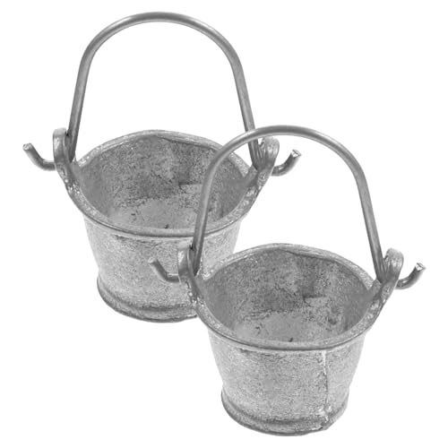 SUPVOX 2 Stück Miniatur Wasser Eimer Teilig Verschleißfester Legierungs Eimer Realistisches Miniaturmodell für Puppenhaus Dekoration DIY Küchen Zubehör für Lernspielzeug SUPVOX 2 Stück Miniatur Wasser Eimer Teilig Verschleißfester Legierungs Eimer Realistisches Miniaturmodell für Puppenhaus Dekoration DIY Küchen Zubehör für Lernspielzeug von Supvox