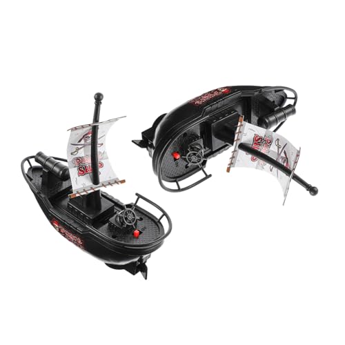 SUPVOX 2 Stück Teiliges Elektrisches Piratenschiff badespielzeug für Detailreiches Kunststoffmodell Schwimmfähig Robust für Badewanne und Pool Fördert Spielerisch Interaktion und SUPVOX 2 Stück Teiliges Elektrisches Piratenschiff badespielzeug für Detailreiches Kunststoffmodell Schwimmfähig Robust für Badewanne und Pool Fördert Spielerisch Interaktion und von Supvox