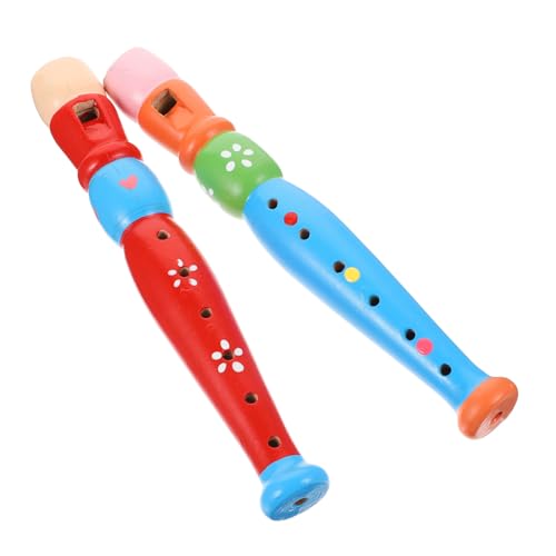 SUPVOX 2 Stück Teiliges Holzflöten Pädagogisches Musikinstrument mit Löchern Buntes Design Fördert Gehör Koordination und Fingerfertigkeit Lernspielzeug für Anfänger SUPVOX 2 Stück Teiliges Holzflöten Pädagogisches Musikinstrument mit Löchern Buntes Design Fördert Gehör Koordination und Fingerfertigkeit Lernspielzeug für Anfänger von Supvox