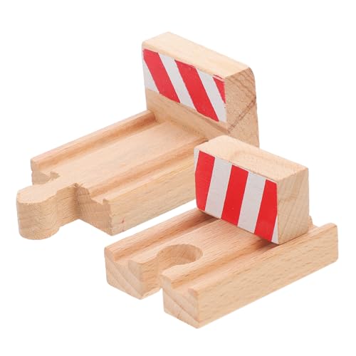 SUPVOX 2 Stück Teiliges Holzschienen Zubehör für Kindereisenbahn Stabile Glatte Oberfläche Fördert Feinmotorik und Kreativität für Holzeisenbahn Spielsets SUPVOX 2 Stück Teiliges Holzschienen Zubehör für Kindereisenbahn Stabile Glatte Oberfläche Fördert Feinmotorik und Kreativität für Holzeisenbahn Spielsets von Supvox