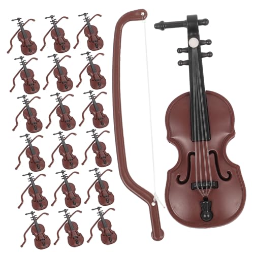 SUPVOX 20 Sätze Miniatur Holzgeigen mit Natürlicher Holzmaserung Realistische Mini Musikinstrument Dekorationen für Schreibtisch Weinregal Kinderbildung Kreative Weihnachtsornamente SUPVOX 20 Sätze Miniatur Holzgeigen mit Natürlicher Holzmaserung Realistische Mini Musikinstrument Dekorationen für Schreibtisch Weinregal Kinderbildung Kreative Weihnachtsornamente von Supvox