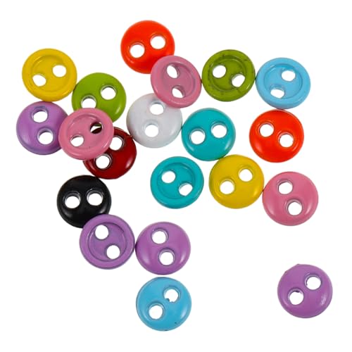SUPVOX 20 Stück Mini Zweilochknöpfe für Puppenkleidung Bunte Kleine Metallknöpfe Praktische DIY Bastelknöpfe für Miniatur Puppenoutfits Langlebige Accessoires für Puppenbekleidung SUPVOX 20 Stück Mini Zweilochknöpfe für Puppenkleidung Bunte Kleine Metallknöpfe Praktische DIY Bastelknöpfe für Miniatur Puppenoutfits Langlebige Accessoires für Puppenbekleidung von Supvox