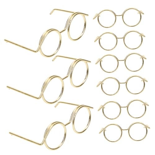 SUPVOX 20 Stück Teiliges Mini Brillen für Puppen DIY Metallrahmen Puppenzubehör Modebrillen für Bastelprojekte und Puppenkostüme Kreative Modische Miniaturgläser für Puppen SUPVOX 20 Stück Teiliges Mini Brillen für Puppen DIY Metallrahmen Puppenzubehör Modebrillen für Bastelprojekte und Puppenkostüme Kreative Modische Miniaturgläser für Puppen von Supvox