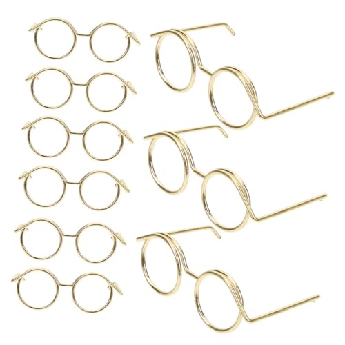 SUPVOX 20 Stück Teiliges Mini Puppenbrillen aus Metall Leichte Rahmenlose Drahtfassung Modische Miniatur Eyewear Zubehör für Puppenkleidung Robust und Vielseitig für und Geschenkideen SUPVOX 20 Stück Teiliges Mini Puppenbrillen aus Metall Leichte Rahmenlose Drahtfassung Modische Miniatur Eyewear Zubehör für Puppenkleidung Robust und Vielseitig für und Geschenkideen von Supvox
