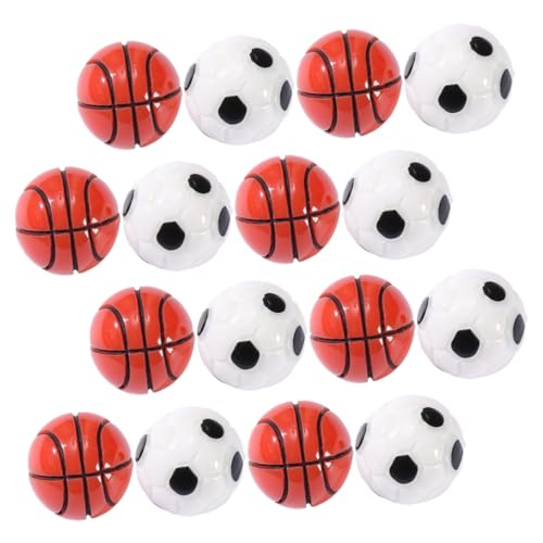 SUPVOX 20 Stück Teiliges Miniatur Basketball Fußballmodell Set Detailgetreue Mini sportbälle als Dekoration für Puppenhaus und Garten Leicht und Kunstvoll Gestaltet für Indoor und SUPVOX 20 Stück Teiliges Miniatur Basketball Fußballmodell Set Detailgetreue Mini sportbälle als Dekoration für Puppenhaus und Garten Leicht und Kunstvoll Gestaltet für Indoor und von Supvox