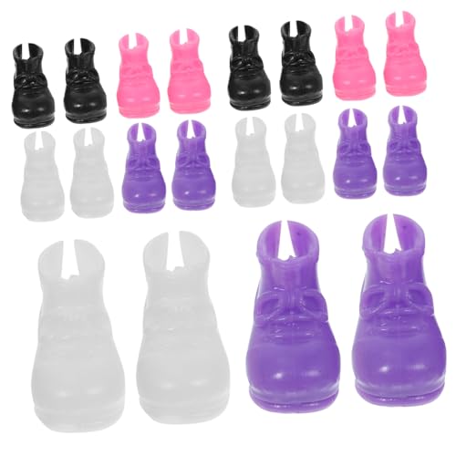 SUPVOX 20 Stück Teiliges Miniatur Puppenschuhe aus Kunststoff Bunte Flache Schuhe Glatte Oberfläche Langlebig Dekoratives Puppenzubehör für Puppenhaus und Kreative Bastelprojekte SUPVOX 20 Stück Teiliges Miniatur Puppenschuhe aus Kunststoff Bunte Flache Schuhe Glatte Oberfläche Langlebig Dekoratives Puppenzubehör für Puppenhaus und Kreative Bastelprojekte von Supvox