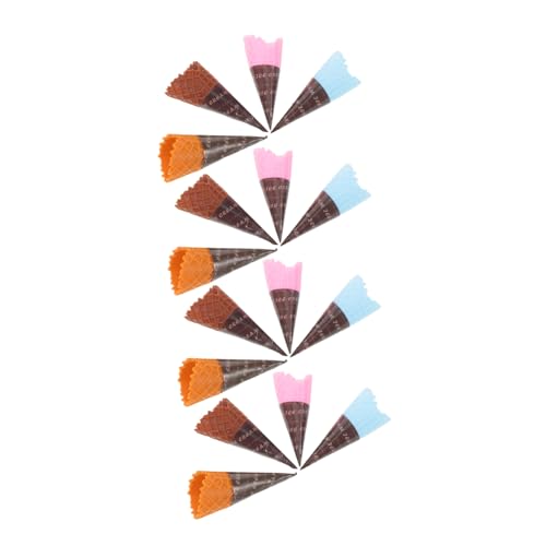 SUPVOX 24 Stück Simuliertes Eiscreme Modell Eistüte Gefälschtes Eiscreme Display Künstliches Lebensmittelmodell Dessert Requisite Für Ladendisplay Miniatur Lebensmitteldekor SUPVOX 24 Stück Simuliertes Eiscreme Modell Eistüte Gefälschtes Eiscreme Display Künstliches Lebensmittelmodell Dessert Requisite Für Ladendisplay Miniatur Lebensmitteldekor von Supvox