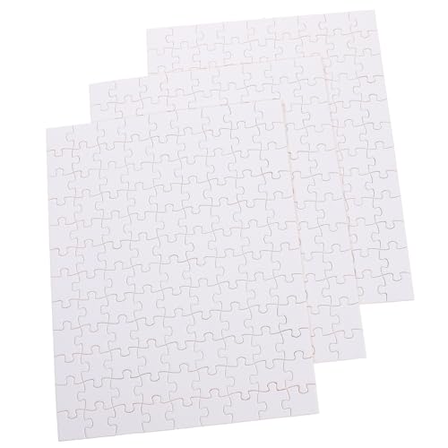SUPVOX 3 Blätter Holzpuzzle Blanko DIY Sublimationspuzzle für Wärmeübertragung Teile Vorassembled zum Selber Gestalten und Bedrucken mit Thermotransferfarbe SUPVOX 3 Blätter Holzpuzzle Blanko DIY Sublimationspuzzle für Wärmeübertragung Teile Vorassembled zum Selber Gestalten und Bedrucken mit Thermotransferfarbe von Supvox