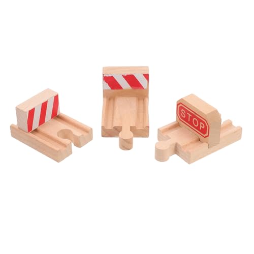 Supvox 3 Stück Holzeisenbahn Stoppschienen Teiliges aus Holz Konkave Erweiterungsschienen für BAU und Reparatur Kompatibel mit Meisten Holzspielzeug Zugsets Fördert Kreativität und Supvox 3 Stück Holzeisenbahn Stoppschienen Teiliges aus Holz Konkave Erweiterungsschienen für BAU und Reparatur Kompatibel mit Meisten Holzspielzeug Zugsets Fördert Kreativität und von Supvox