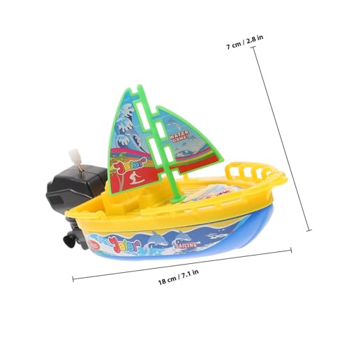 SUPVOX 3 Stück Teiliges Badespielzeug Aufziehbare Segelboote Schwimmendes Wasserspielzeug Für Kleinkinder Leichtes Spielspaß Badewanne Pool SUPVOX 3 Stück Teiliges Badespielzeug Aufziehbare Segelboote Schwimmendes Wasserspielzeug Für Kleinkinder Leichtes Spielspaß Badewanne Pool von Supvox