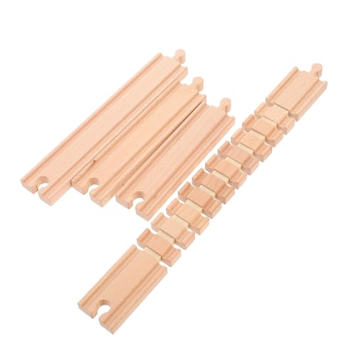 SUPVOX 3 Stück Teiliges Holz Eisenbahn Gleiserweiterungsset aus Sicherem Dickem Holz für Kreatives Stecksystem Langlebig und Stabil Kompatibel mit Gängigen Holzeisenbahnen Fördert SUPVOX 3 Stück Teiliges Holz Eisenbahn Gleiserweiterungsset aus Sicherem Dickem Holz für Kreatives Stecksystem Langlebig und Stabil Kompatibel mit Gängigen Holzeisenbahnen Fördert von Supvox