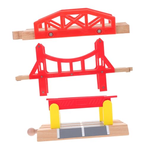 SUPVOX 3 Stück Teiliges Holz Eisenbahnbrücken Kindgerechte Zugstrecken Zubehör Sichere Wasserbasierte Farben für Interaktives Eltern Junge Mädchen Spiel und Kreative Gleislandschaften SUPVOX 3 Stück Teiliges Holz Eisenbahnbrücken Kindgerechte Zugstrecken Zubehör Sichere Wasserbasierte Farben für Interaktives Eltern Junge Mädchen Spiel und Kreative Gleislandschaften von Supvox