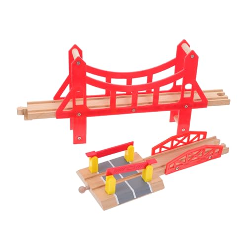 SUPVOX 3 Stück Teiliges Holzeisenbahn Brückenset zum Zusammenbauen Praktische Zugspielzeuge für Erweiterung der Bahnstrecke mit Großem und Kleinem Langlebiges Holzspielzeug Ab Jahren SUPVOX 3 Stück Teiliges Holzeisenbahn Brückenset zum Zusammenbauen Praktische Zugspielzeuge für Erweiterung der Bahnstrecke mit Großem und Kleinem Langlebiges Holzspielzeug Ab Jahren von Supvox