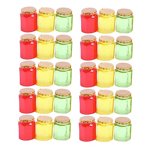 Supvox 30stücke Teiliges Miniatur-dekorationsset Für Puppenhäuser Bunte Honig Und Zuckergläser Für Kreative Fotorequisiten Spielzeug Supvox 30stücke Teiliges Miniatur-dekorationsset Für Puppenhäuser Bunte Honig Und Zuckergläser Für Kreative Fotorequisiten Spielzeug von Supvox