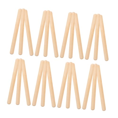 SUPVOX 32 Stück Teiliges Percussion Sticks aus Holz Stabile Rhythmus Sticks für Kreatives Musikinstrument Lernen Fördert Feinmotorik und Vorstellungskraft für Indoor und Outdoor SUPVOX 32 Stück Teiliges Percussion Sticks aus Holz Stabile Rhythmus Sticks für Kreatives Musikinstrument Lernen Fördert Feinmotorik und Vorstellungskraft für Indoor und Outdoor von Supvox