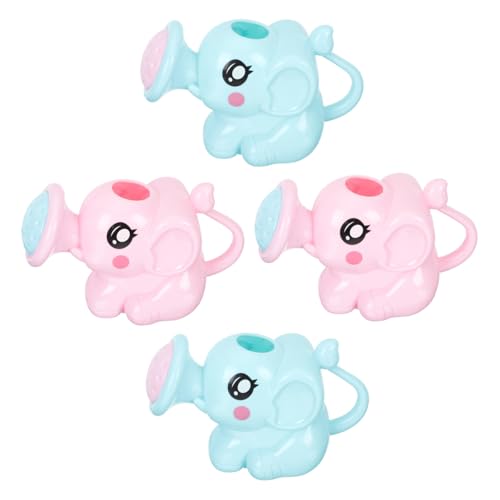 SUPVOX 4 Stück Teiliges Badespielzeug Elefantenform Wassersprinkler Bunte Gießkannen Kunststoff Sicheres Duschspielzeug für Mädchen Jungen Badezimmer SUPVOX 4 Stück Teiliges Badespielzeug Elefantenform Wassersprinkler Bunte Gießkannen Kunststoff Sicheres Duschspielzeug für Mädchen Jungen Badezimmer von Supvox