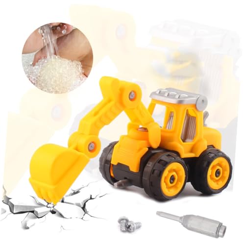 SUPVOX 4 Stück Teiliges DIY Konstruktionsspielzeug mit Bagger Modell Zerlegbar Fördert Feinmotorik und Koordination Kreatives Technik für Zufälliger Stil SUPVOX 4 Stück Teiliges DIY Konstruktionsspielzeug mit Bagger Modell Zerlegbar Fördert Feinmotorik und Koordination Kreatives Technik für Zufälliger Stil von Supvox