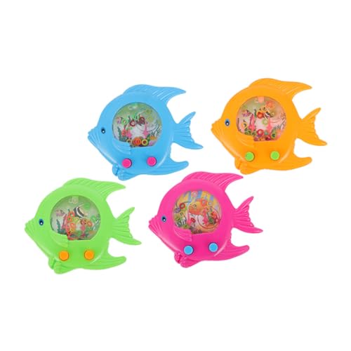 SUPVOX 4 Stück Teiliges Fisch Wasserwurf Ringspiel Handheld Wasserspielzeug für Langlebiges Material Bunte Farben Fördert Feinmotorik und Eltern Junge Mädchen Beziehung Zufällige Farbe SUPVOX 4 Stück Teiliges Fisch Wasserwurf Ringspiel Handheld Wasserspielzeug für Langlebiges Material Bunte Farben Fördert Feinmotorik und Eltern Junge Mädchen Beziehung Zufällige Farbe von Supvox