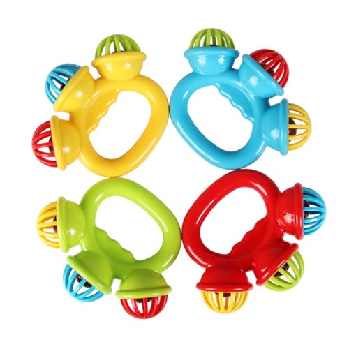 SUPVOX 4 Stück Teiliges Handglocken Bunte Edukatives Aktivitätsspielzeug für Junge Mädchen und Kleinkinder Jahre Fördert Kreativität und Farberkennung Beruhigendes Zufällige Farbe SUPVOX 4 Stück Teiliges Handglocken Bunte Edukatives Aktivitätsspielzeug für Junge Mädchen und Kleinkinder Jahre Fördert Kreativität und Farberkennung Beruhigendes Zufällige Farbe von Supvox