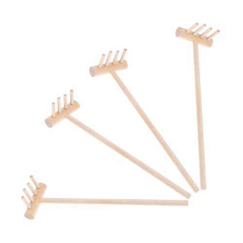 SUPVOX 4 Stück Teiliges Mini Holzrechen für Sandtisch Dekoration Vielseitige Miniatur Gartenwerkzeuge aus Robustem Holz Einfach zu Reinigen für Kreative Sandspielzeug und Bastelprojekte SUPVOX 4 Stück Teiliges Mini Holzrechen für Sandtisch Dekoration Vielseitige Miniatur Gartenwerkzeuge aus Robustem Holz Einfach zu Reinigen für Kreative Sandspielzeug und Bastelprojekte von Supvox