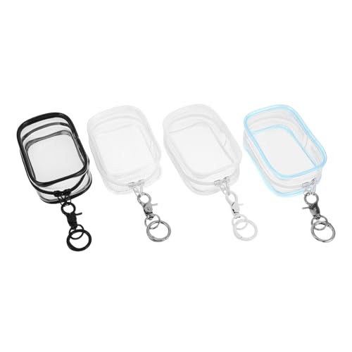 SUPVOX 4 Stück Transparente PVC Puppen Aufbewahrungstasche mit Abnehmbarem Schlüsselanhänger Kompakte Stabile und Tragbare Zipp-Tasche für Plüschtiere Sammelfiguren für Unterwegs SUPVOX 4 Stück Transparente PVC Puppen Aufbewahrungstasche mit Abnehmbarem Schlüsselanhänger Kompakte Stabile und Tragbare Zipp-Tasche für Plüschtiere Sammelfiguren für Unterwegs von Supvox