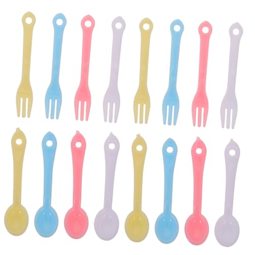 SUPVOX 40 Sätze Teiliges Miniatur Besteck Set Bunte Mini Plastiklöffel und Gabeln Mini Küchenutensilien für Puppenhaus Dekoration Kreatives Spiel SUPVOX 40 Sätze Teiliges Miniatur Besteck Set Bunte Mini Plastiklöffel und Gabeln Mini Küchenutensilien für Puppenhaus Dekoration Kreatives Spiel von Supvox