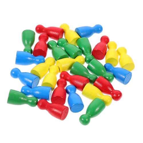 SUPVOX 40 Stück Teiliges Holz Schachfiguren Spielfiguren für Brettspiele Robustes Spielzubehör in Farben Leicht Transportierbar Geeignet für Familien und Freizeitspiele SUPVOX 40 Stück Teiliges Holz Schachfiguren Spielfiguren für Brettspiele Robustes Spielzubehör in Farben Leicht Transportierbar Geeignet für Familien und Freizeitspiele von Supvox
