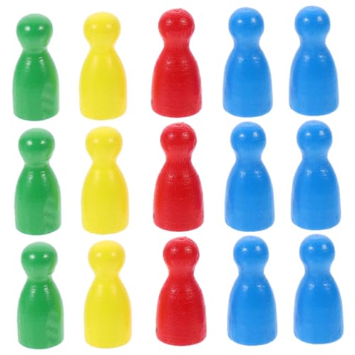 SUPVOX 40 Stück Teiliges Holz spielsteine Kleine Spielfiguren für Brettspiele Spezielle Form für Einfache Handhabung Bunte Farben Rot Gelb Blau Grün Ersatz für Verlorene oder SUPVOX 40 Stück Teiliges Holz spielsteine Kleine Spielfiguren für Brettspiele Spezielle Form für Einfache Handhabung Bunte Farben Rot Gelb Blau Grün Ersatz für Verlorene oder von Supvox