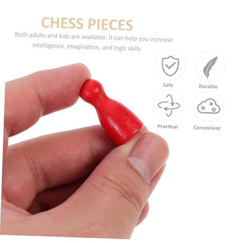 SUPVOX 48 Stück Teiliges Holz Spielfiguren Menschliche Form Farbig Rot Gelb Blau Grün für Flugschach und Springerschach Handpoliert Tragbar für Reisen Schule Büro Camping und Zuhause SUPVOX 48 Stück Teiliges Holz Spielfiguren Menschliche Form Farbig Rot Gelb Blau Grün für Flugschach und Springerschach Handpoliert Tragbar für Reisen Schule Büro Camping und Zuhause von Supvox