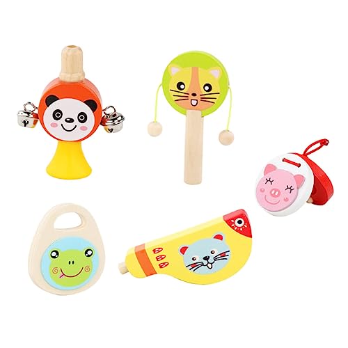 SUPVOX 5 Stück Teiliges Holz Musikinstrumente für Niedliche Percussion Spielzeuge Fördert Musikalische Entwicklung und Eltern Junge Mädchen Interaktion Buntes Orff Instrumente als für SUPVOX 5 Stück Teiliges Holz Musikinstrumente für Niedliche Percussion Spielzeuge Fördert Musikalische Entwicklung und Eltern Junge Mädchen Interaktion Buntes Orff Instrumente als für von Supvox