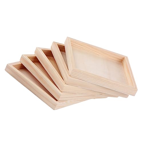 SUPVOX 5 Stück Teiliges Holz Puzzle tablett Robuste Aufbewahrungsschalen aus Naturbelassenem Holz Vielseitige Puzzle Organizer Leicht und Langlebig für Ordentliche Spielumgebung SUPVOX 5 Stück Teiliges Holz Puzzle tablett Robuste Aufbewahrungsschalen aus Naturbelassenem Holz Vielseitige Puzzle Organizer Leicht und Langlebig für Ordentliche Spielumgebung von Supvox